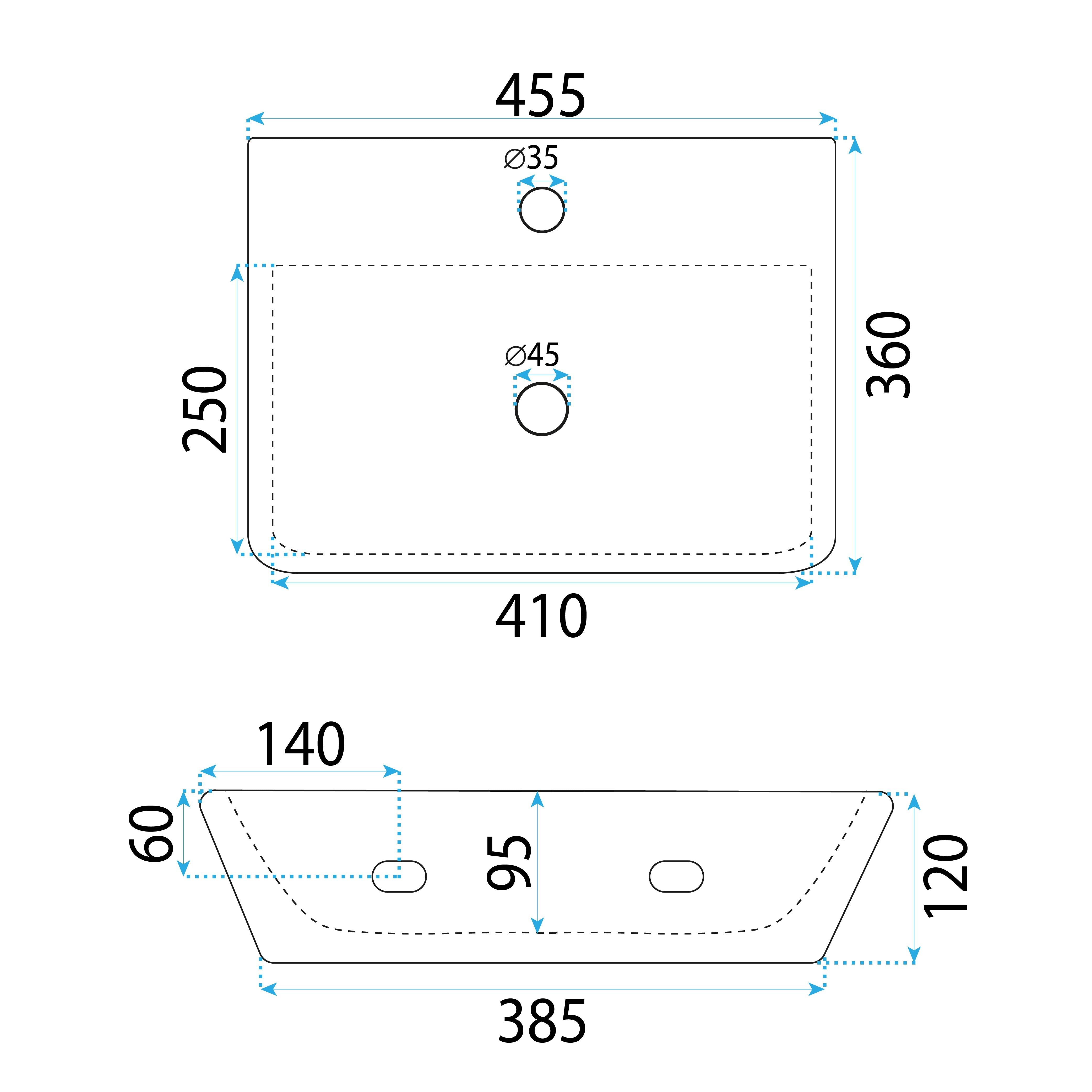 Lavabo Da Appoggio Rea Altea Cloudy