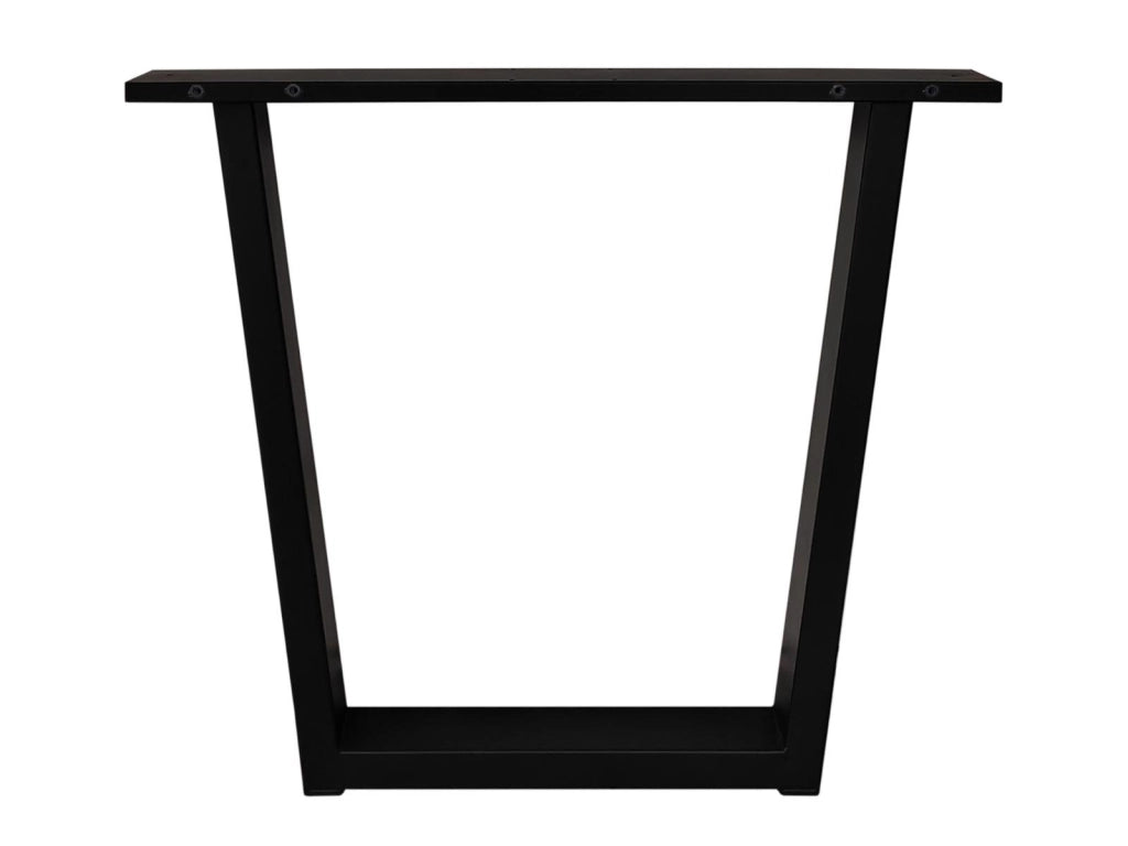 Gambe a U, Metallo, 84x71 cm, Supporto, Cavalletto, Per Piani di Tavolo, Soggiorno, Sala da Pranzo, Ufficio, Nero