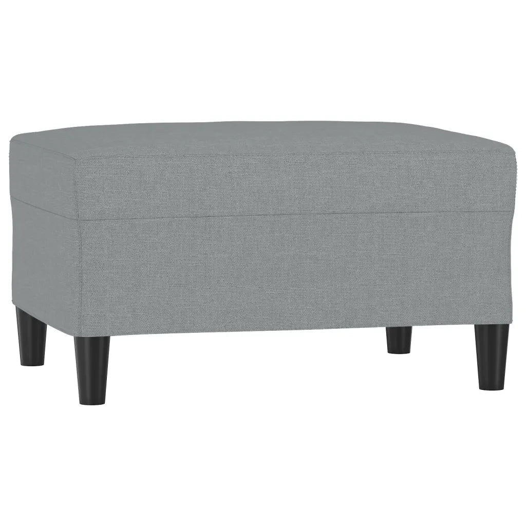Poggiapiedi Grigio Chiaro 70x55x41 cm in Tessuto cod mxl 68013