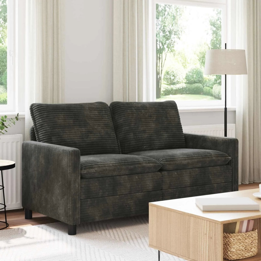 Divano Antracite 156 x 81 x 87,5 cm Poliestere 42028869