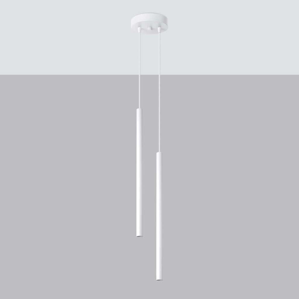 Lampada sospesa bianca 2 tubi 2xG9 Velino Pure Lume