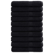 Asciugamano per Ospiti SOLUND 25 pz | Teli per bagno Nero 80 x 200 cm 550 gsm