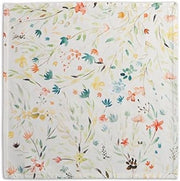 Serviette in set di 4 stoffe, 100% cotone, lavabile, da tavola, per dono di mamma, cena, primavera/estate (45 cm x 45 cm)