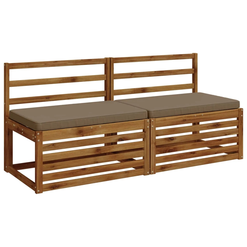 Cuscini per Panchina a 2 Pezzi VUGHT 2 pz 100% Poliestere 951637