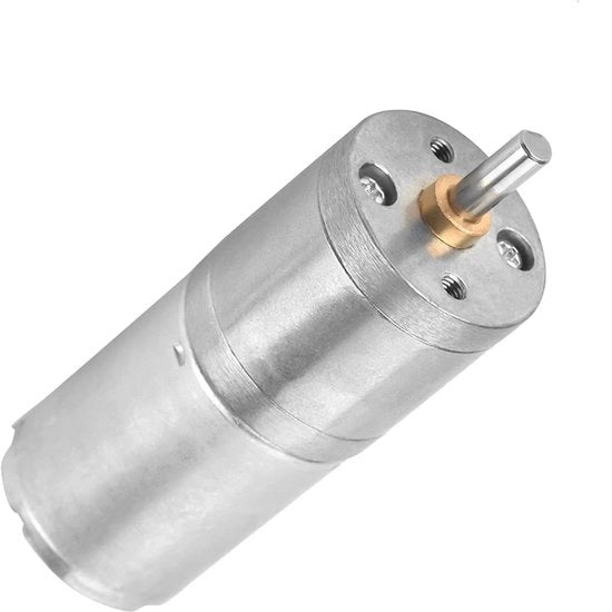 Motore elettrico per slot e giocattoli - 25mm 12V DC - Motore a bassa velocità con ingranaggi metallici - Motocicletta elettrica per bambini - 1000RPM