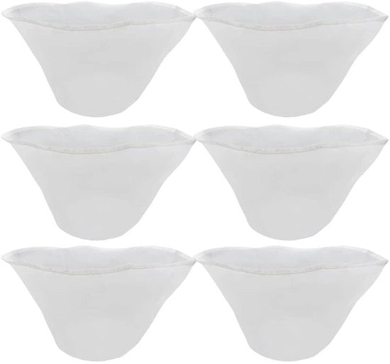 Set di sacchetti a rete in nylon per filtrazione - 6 pezzi - 100/120/140 maglia - filtro per cucina - per sapone/miele/vino - peso ridotto 100 g - sacchetto a rete