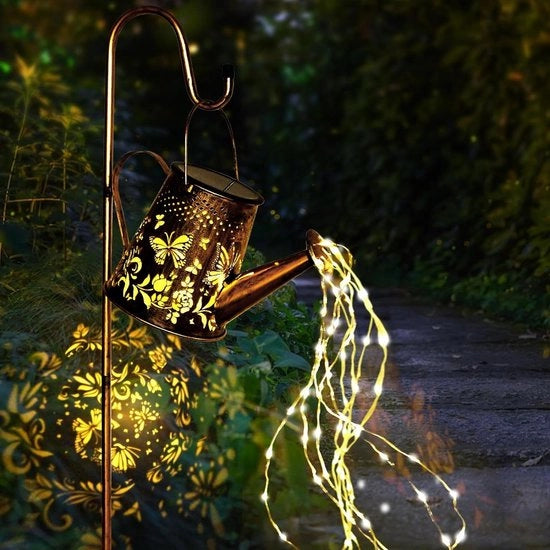 Illuminazione esterna a energia solare - Giocatore decorativo con 90 led per esterno - Decorazione acqua resistente per tavolo, terrazza e vialetto