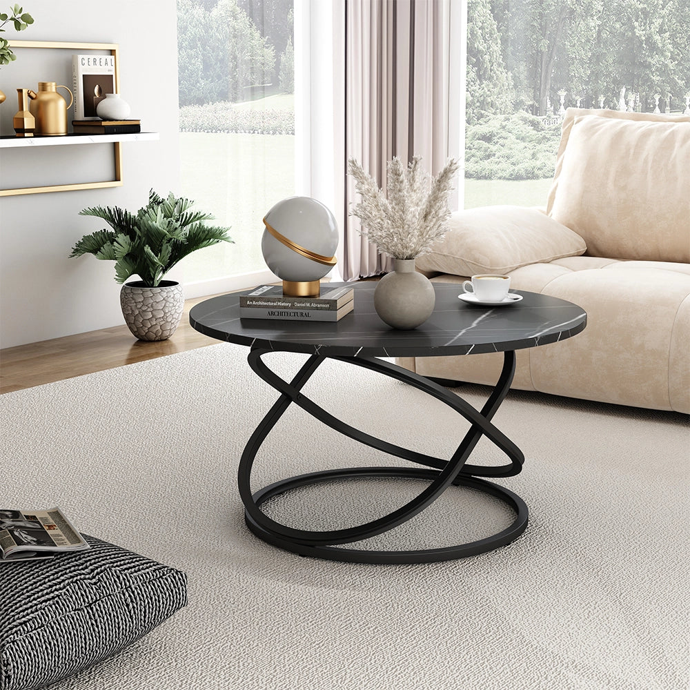 Vicco Tavolino Nero 79.5 x 46 cm con ampia superficie di lavoro