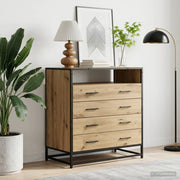 Mobile con Cassetti 4-Cassetto Rovere artigianale 8010313