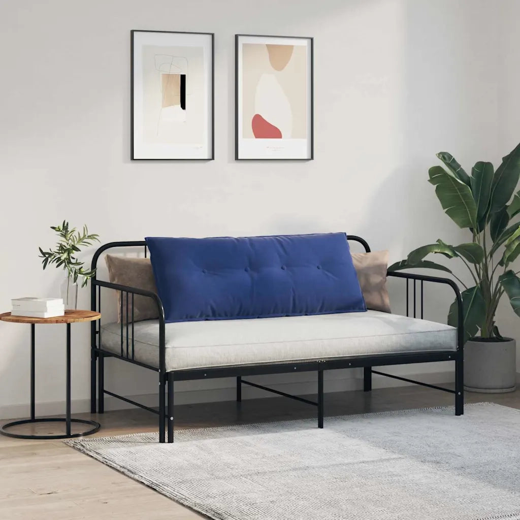 Cuscino per Schiena | Cuscino dorsale Blu Polizia 120 x 50 cm Tessuto in Cords