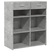 Buffet credenza cassettiera mobiletto mobile contenitore organizer per cucina soggiorno salotto 80 x 42,5 x 93 cm legno ingegnerizzato grigio 02_0032108