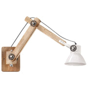 Lampada da Parete Stile Industriale Bianca Rotonda E27 CFW5235125