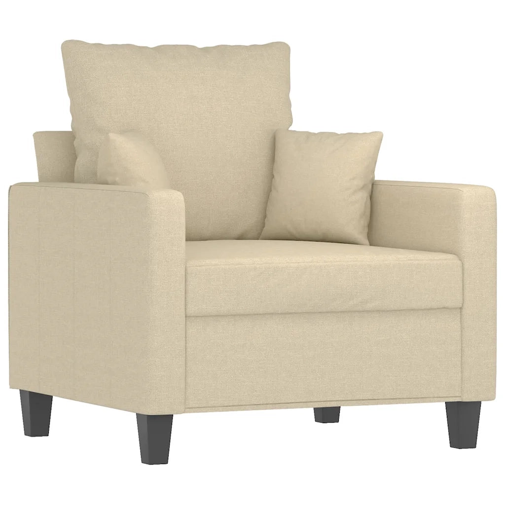 Poltrona Crema 60 cm in Tessuto 359253