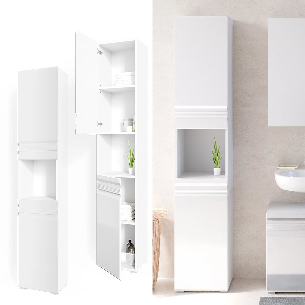 Vicco Mobile bagno alto Bianco 36.4 x 190.5 cm