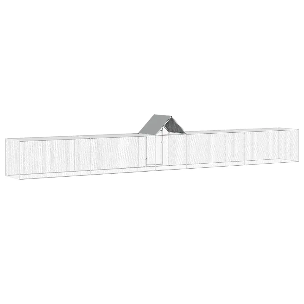 Pollaio 9x1x1,5 m in Acciaio Zincato CFW5047638