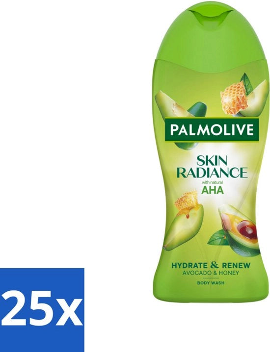 25 x Gel Douche con Avocado e Miele per la Pelle - 250 ml - Macchina da Caffè - Macchina da Caffè con Funzione Automatica
