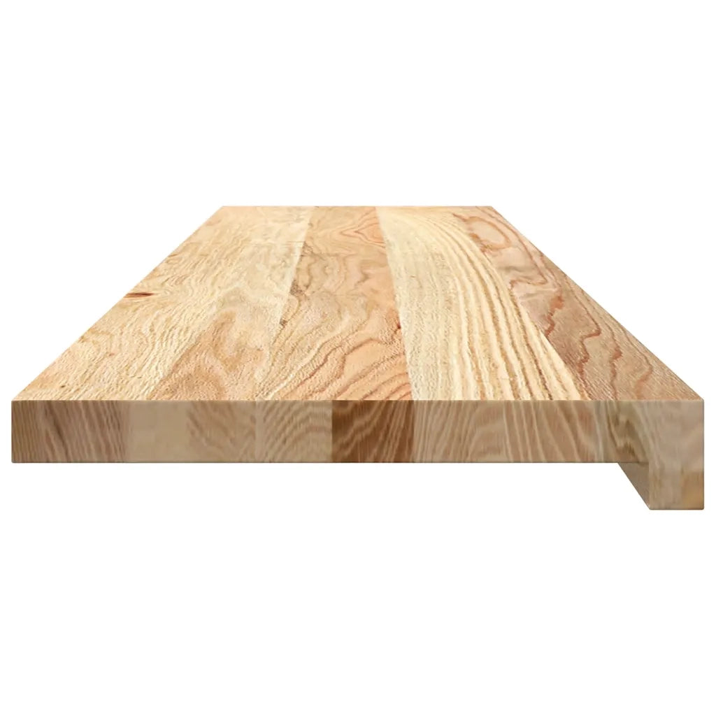 Gradini 16 pz 100x30x2 cm in Rovere Massello Non Trattato