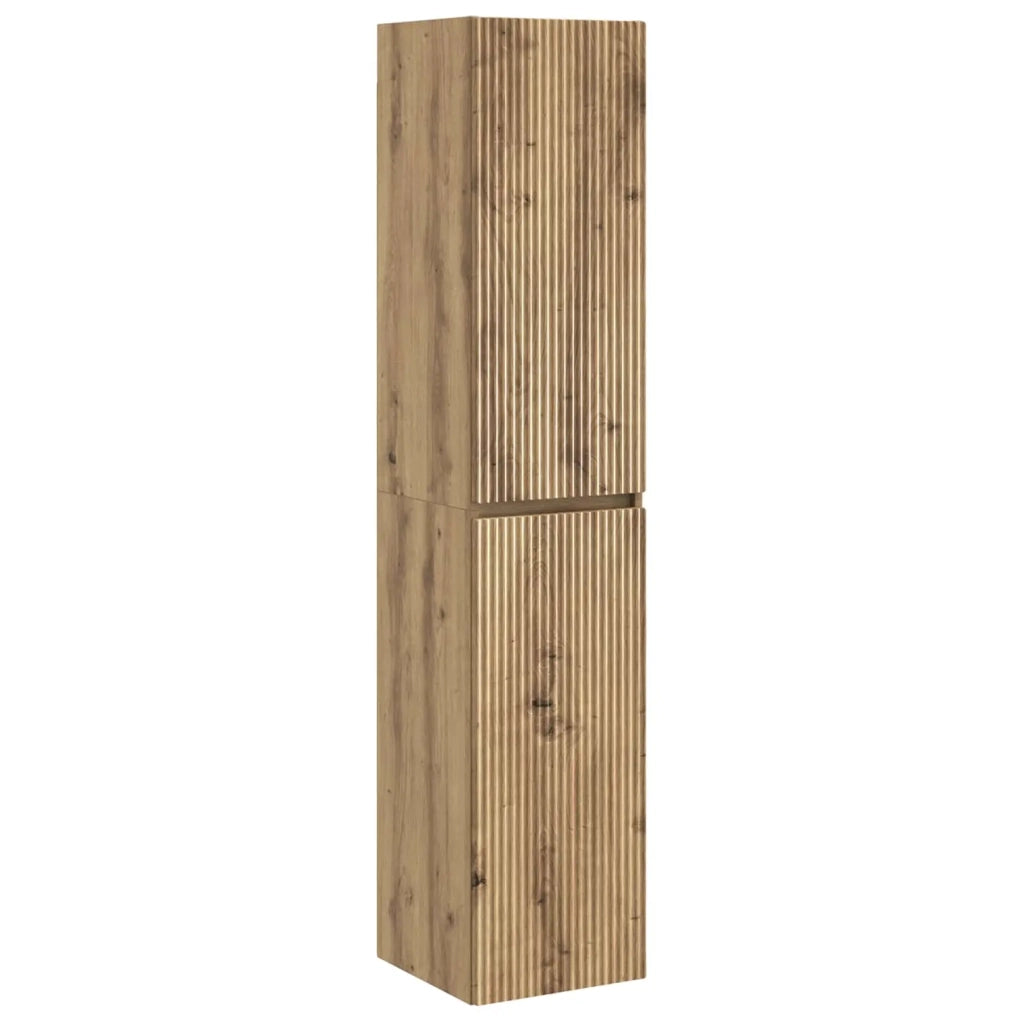 Set di mobili per il bagno 3 pz Rovere Artigianale 3406052