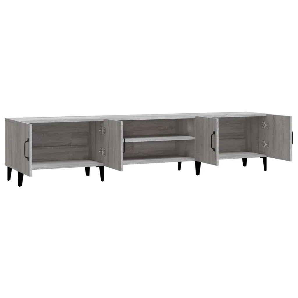 Mobile TV-Credenza TV-Console TV Grigio Sonoma 180x31,5x40 cm in Legno Multistrato 135521