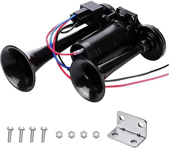 Altoparlante a Doppio Cassa 600dB con Compressore per Vettura, Camion e Barca 12V