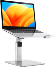 Alzastante per Laptop in Alluminio da 8 Pollici con Ventilazione Ergonomica per Notebooks MacBook Air Pro Lenovo Dell - Argento