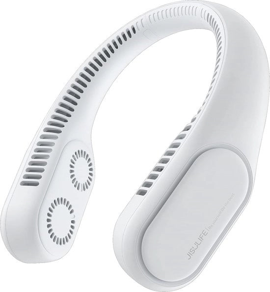 Ventilatore portatile a 4 turbo-nek con 4000 mAh batterie riconfigurabile, 3 velocità, 58 porte USB, bianco