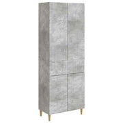 Set di armadi 2 pcs Grigio Cemento 66 x 34,5 x 90 cm