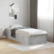 Struttura letto a pavimento Grigio Cemento 80 x 200 cm 3429546