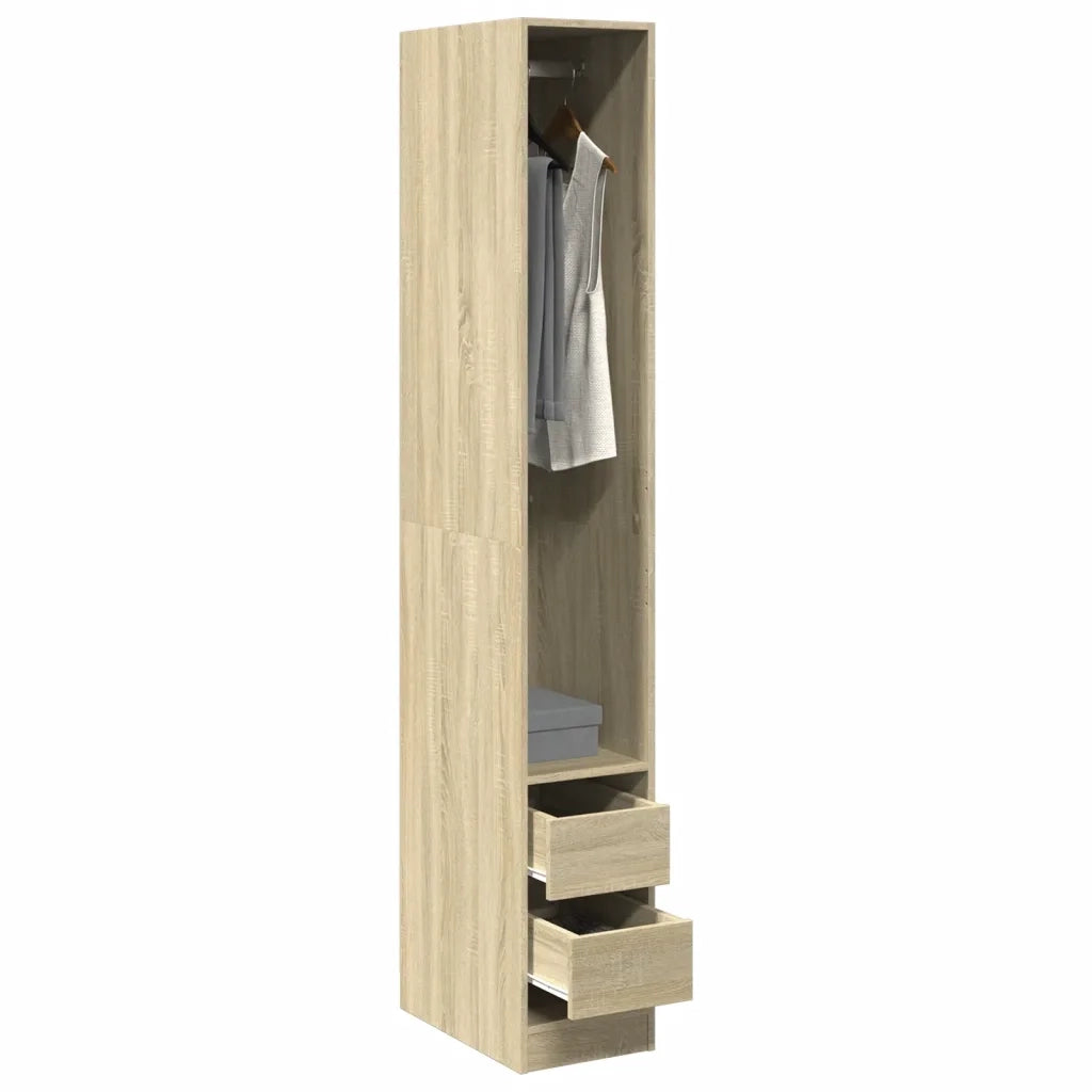 Armadio Rovere Sonoma 30x50x200 cm in Legno Multistrato CFW3903274