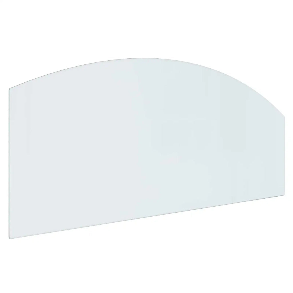 Piastra in vetro per camino Trasparente 120 x 50 cm Vetro