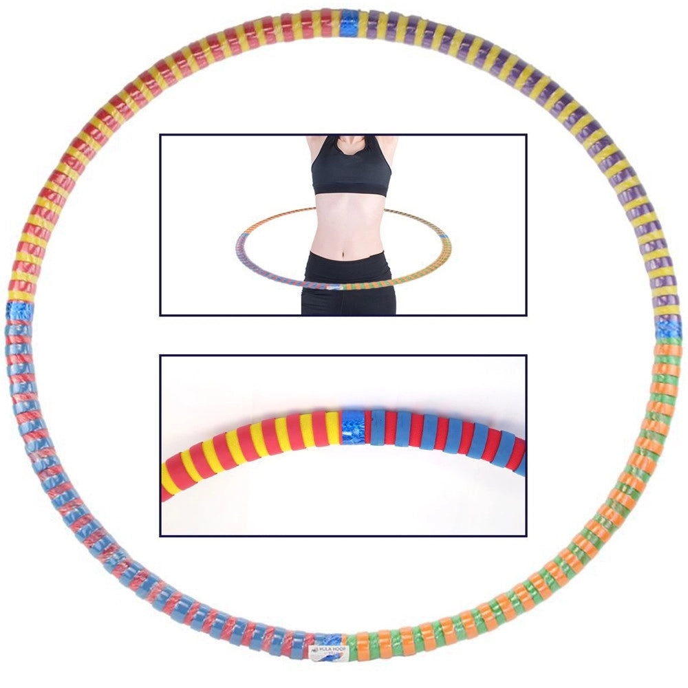 Trade Shop - Hula Hoop Cerchio Anello Ginnico Ginnastica Sport Bambini Colori Random 85cm -