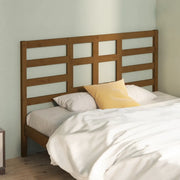 Testiera per Letto ambra 126x4x104 cm in Legno Massello di Pino