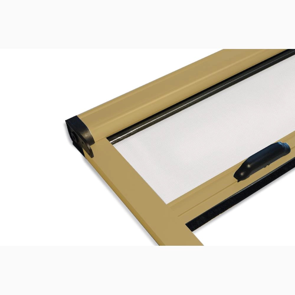 Zanzariera a Rullo Verticale in Fibra di Vetro Riducibile 100x170H cm Telaio Alluminio BRONZO