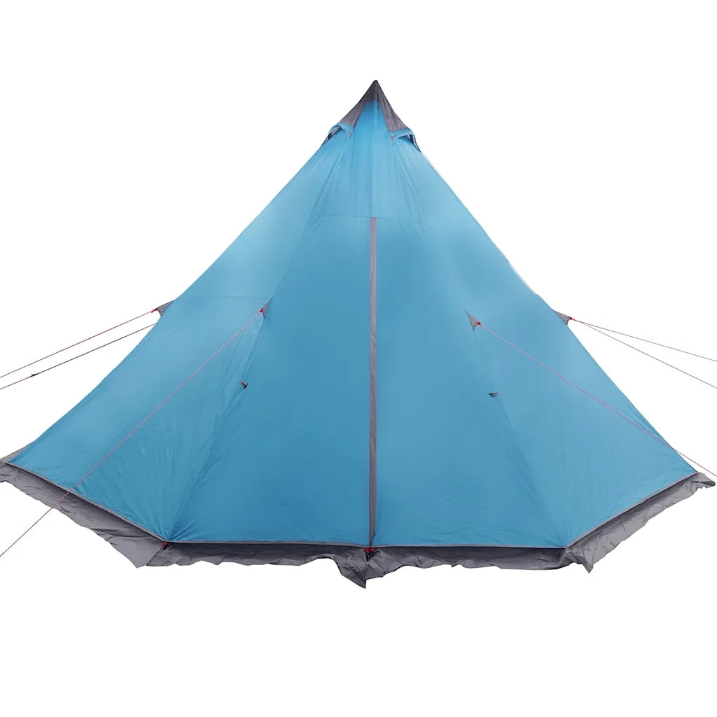 vidaXL Tenda Familiare Tipi per 8 Persone Blu Impermeabile