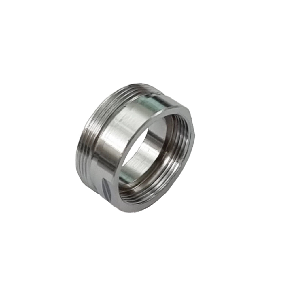 RACCORDO IN OTTONE CROMO 28M-24F- 28x1M - 24x1F- DH- pezzi 1