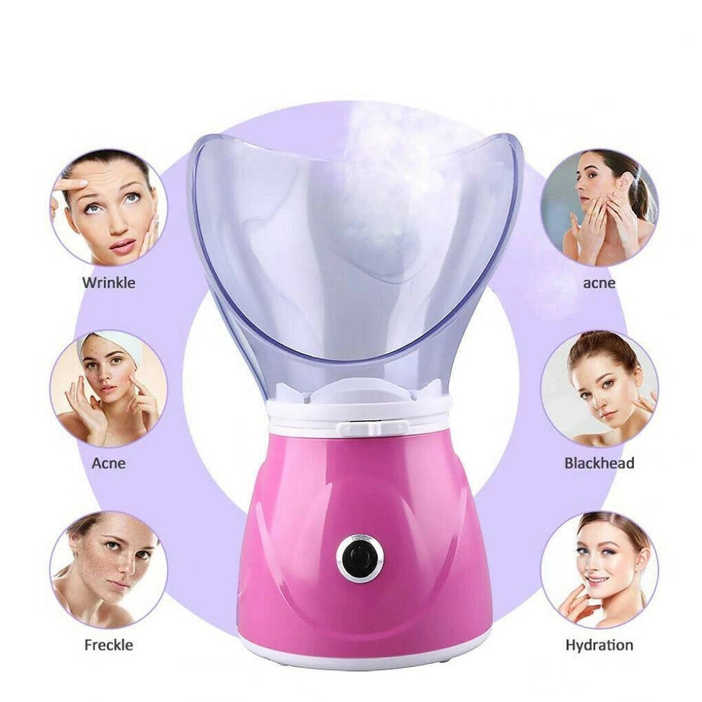 Trade Shop - Sauna Vaporizzatore Facciale Pulizia Del Viso Punti Neri Impurità Pelle 130 Watt -