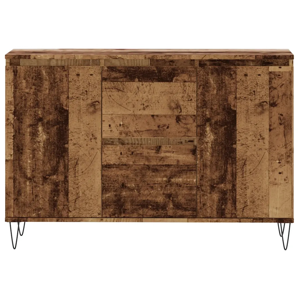 Credenza Legno Antico 101,5x35x70 cm in Legno Multistrato 857266