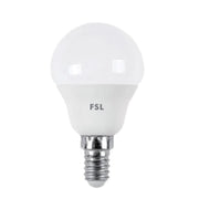 Lampada led sfera fsl 7,5w e14 luce calda 3000k classe energetica f