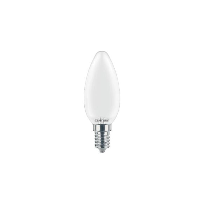 Century Lampadina Led Saten Candela E14 4W 4000k
