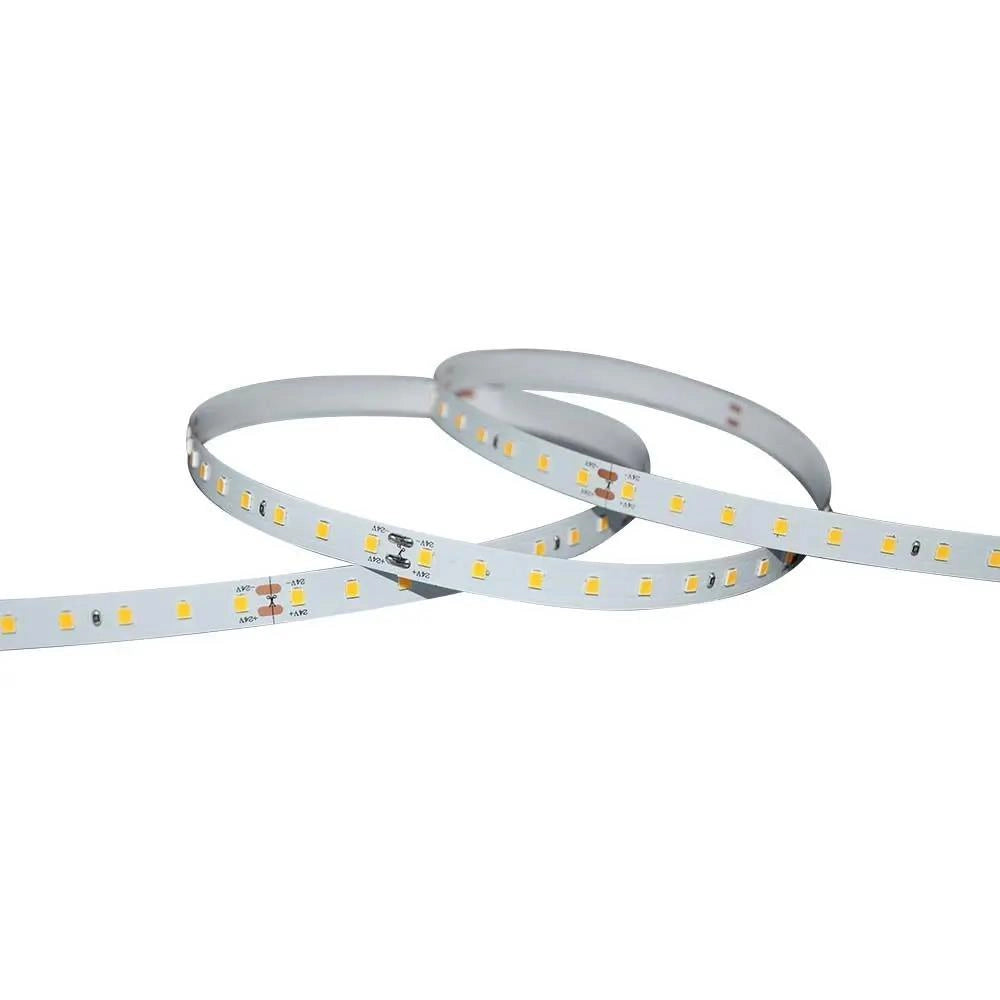 Striscia LED V-TAC SMD2835 24V IP20 3000K 800lm/m 5m