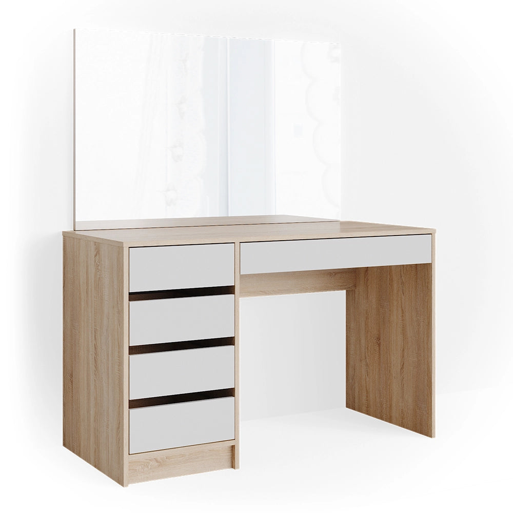 Tavolo da toeletta Sherry Bianco/Sonoma 120 cm Vicco