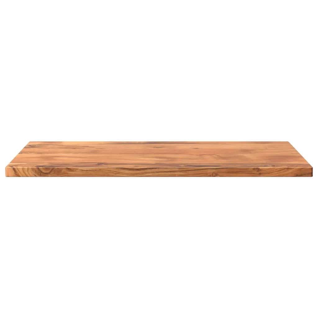 Piano Tavolo 80x50x2,5 cm Rettangolare Legno Massello Acacia