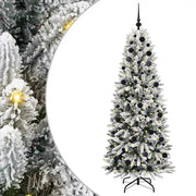 Albero di Natale | Decorazioni natalizie artificiale con 300 LED Bianco 180 cm