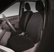 Serie Completa Coprisedili Personalizzati Fiat Panda Ii 03> 4 Posti Post. Intero Tess. Cotone Trapuntato Antracite