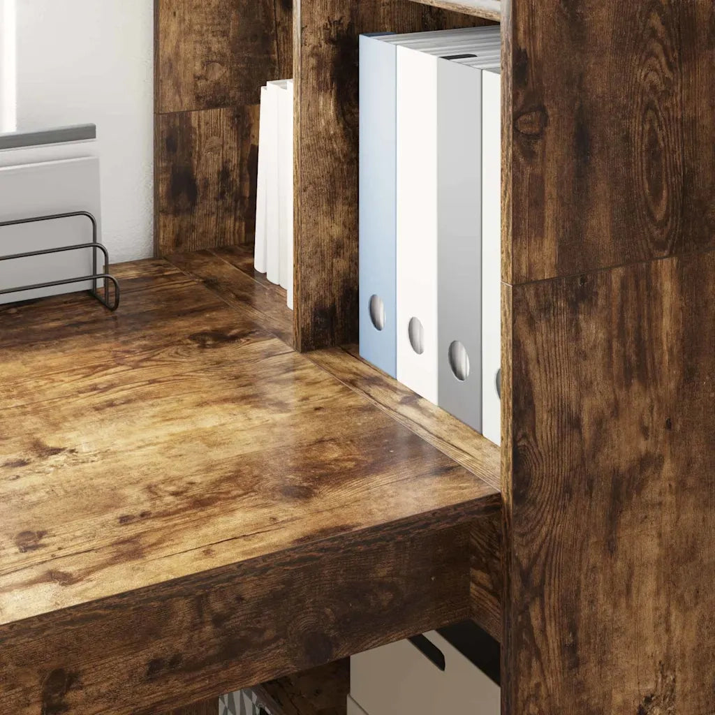 Scrivania Rovere fumé 122 x 67 x 145 cm Legno multistrato 3337261
