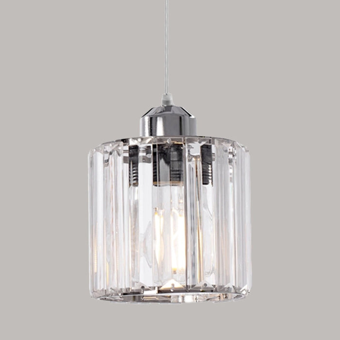 Lampada Da Soffitto Cristallo Argento APP508-1CP