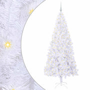 Albero di Natale | Decorazioni natalizie artificiale Bianco 210 cm PVC e Acciaio