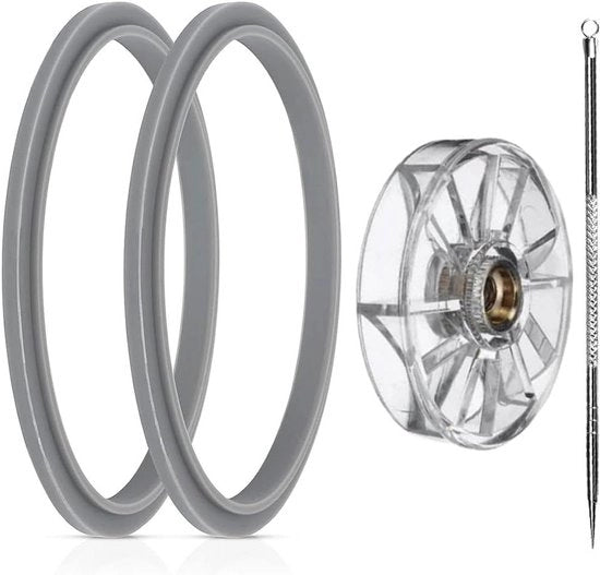 Set di Gomme di Sigillatura e Pezzi di Ricambio per Base di Frullatore Nutribullet 600 900 Serie - Set da 2 Pezzi
