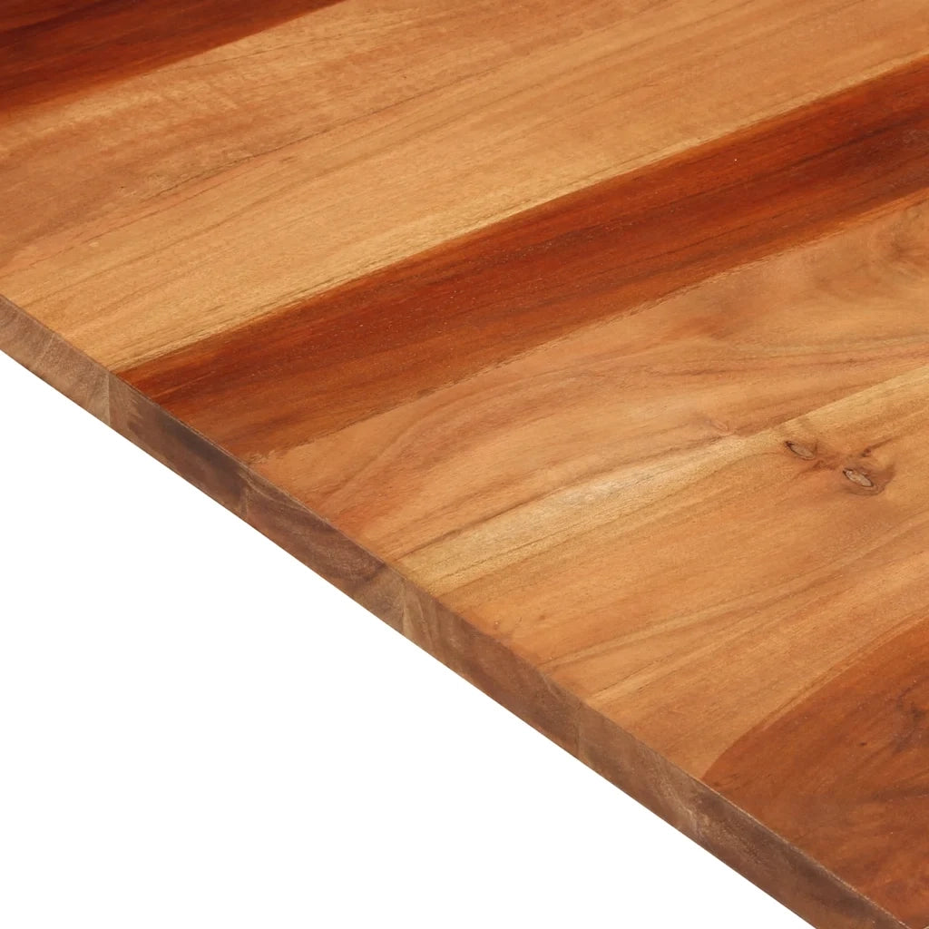 Piano Tavolo in Legno Massello di Acacia 25-27 mm 70x90 cm