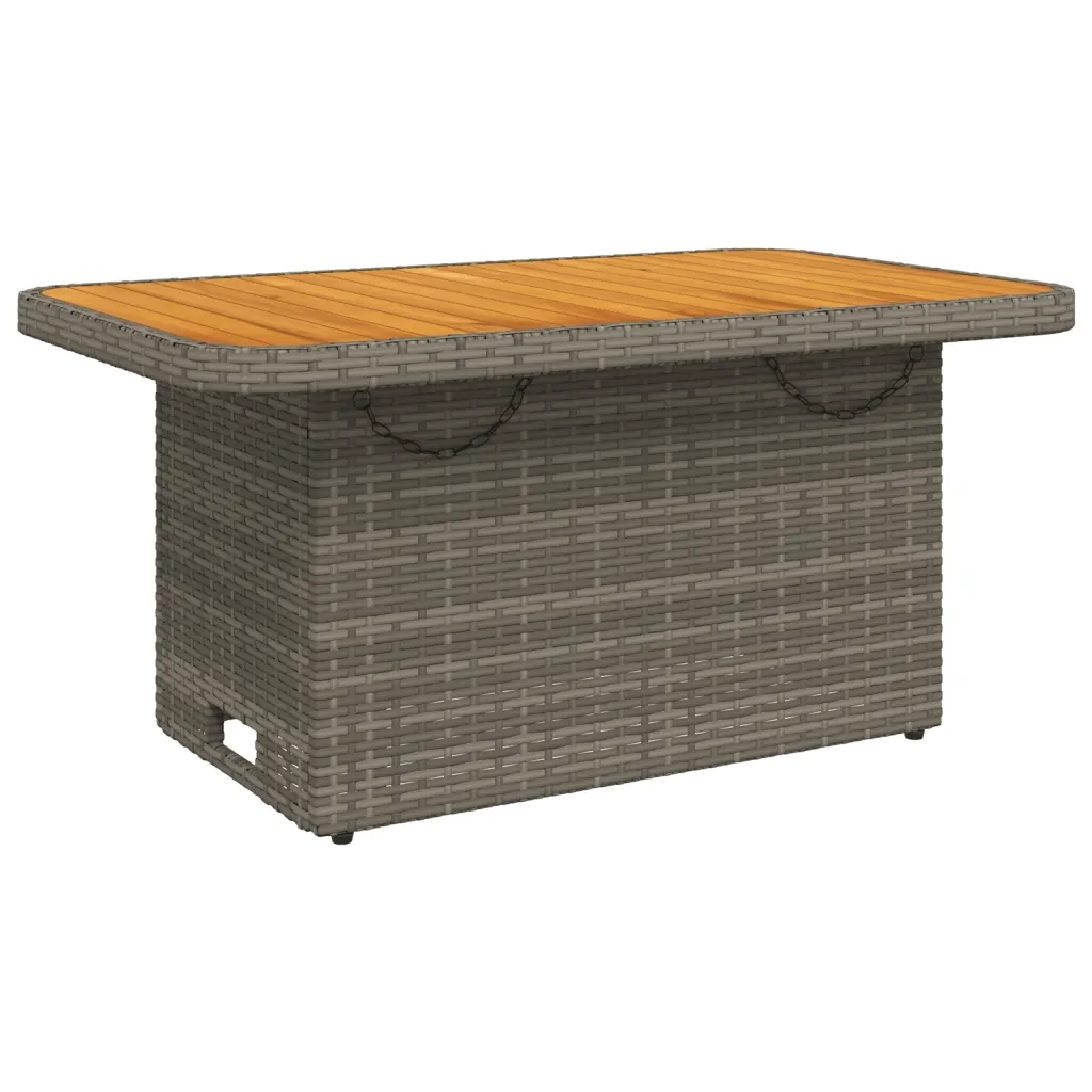 Set Divano da Giardino 2 pz con Cuscini Grigio in Polyrattan